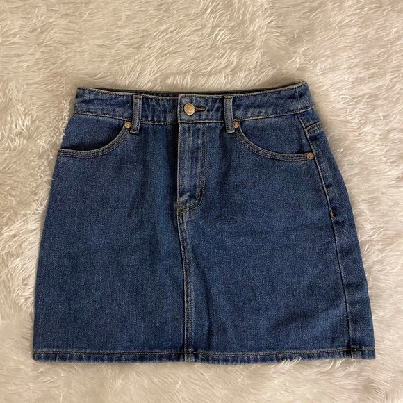 Forever 21 High-rise Denim skirt - Picture 1 of 4